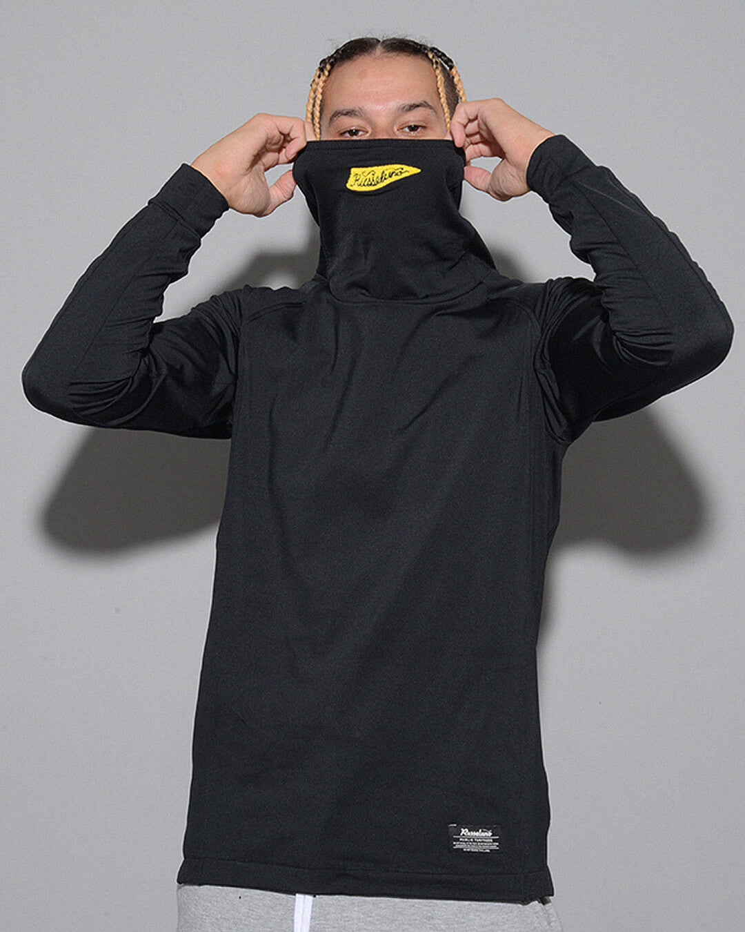 Russeluno MASK HIGHNECK マスクロゴ ロングスリーブ 6 RUSSELUNO - MASK HIGHNECK LS / マスクマン マイクロフリース