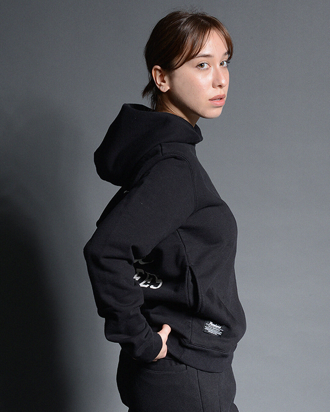 SLOWUP LOGO HEAVY HOODIE(SOLID)