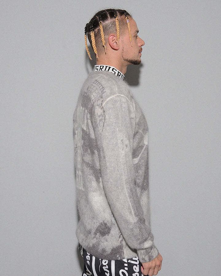 GRAPHIC KNIT SWEATER – Russeluno Globel Official