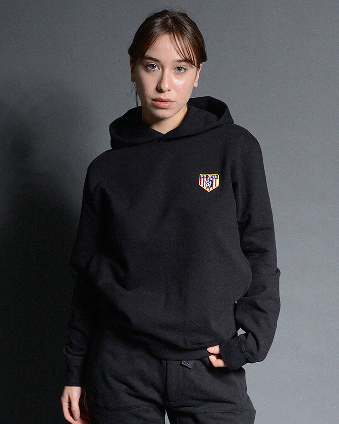 SLOWUP LOGO HEAVY HOODIE (SOLID)