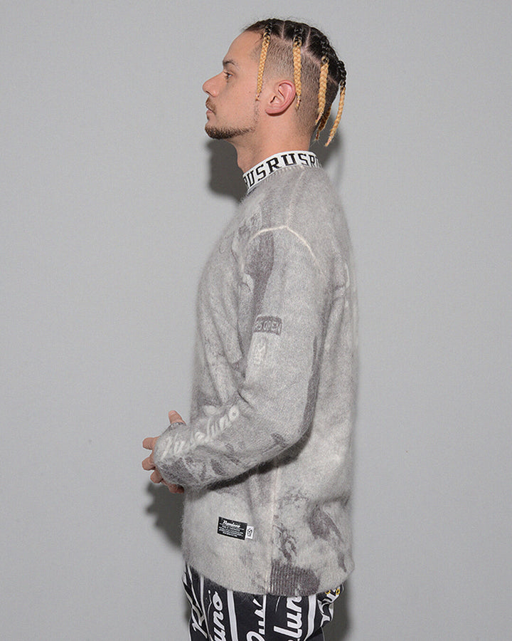 GRAPHIC KNIT SWEATER – Russeluno Globel Official