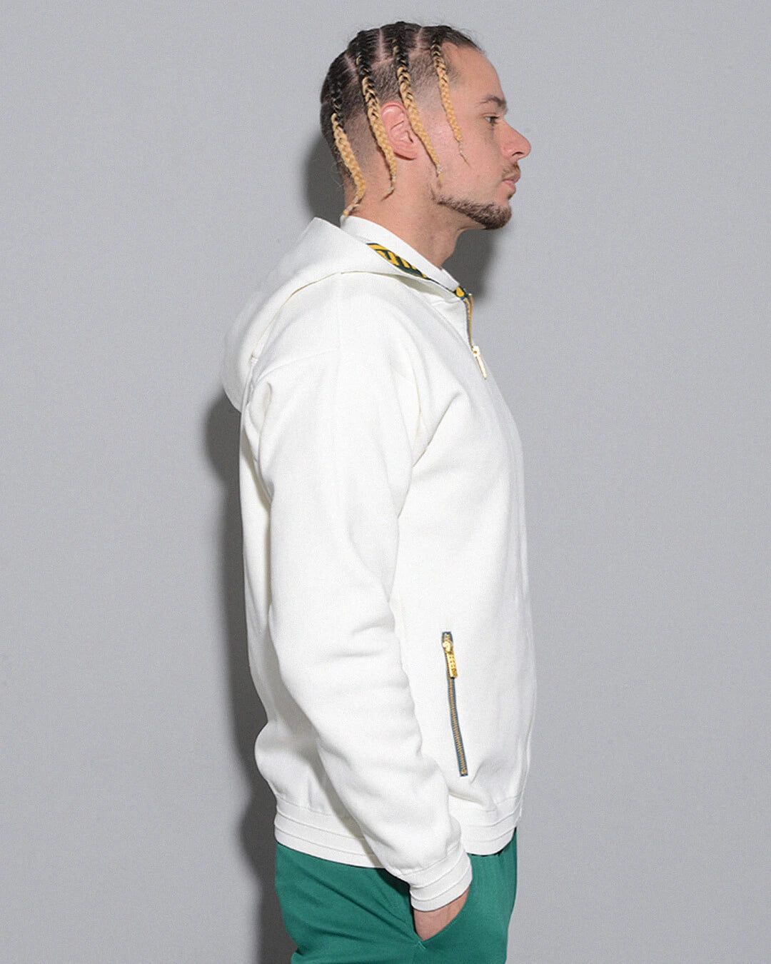 ZIP UP KNIT BIG HOODIE – Russeluno Globel Official