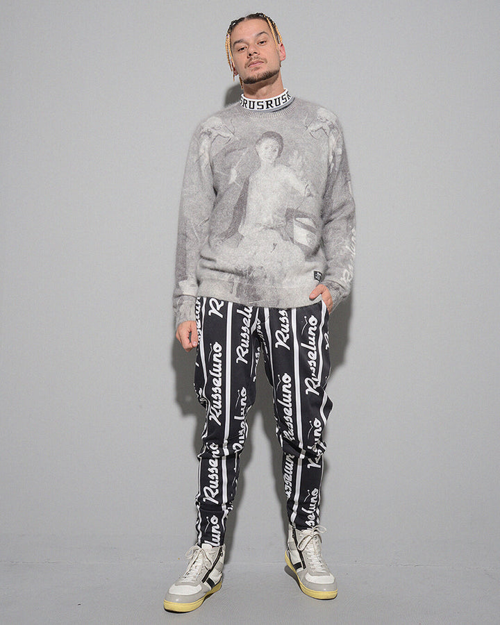 GRAPHIC KNIT SWEATER – Russeluno Globel Official