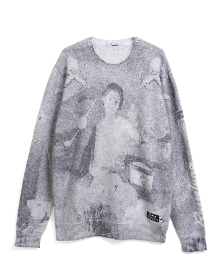 GRAPHIC KNIT SWEATER – Russeluno Globel Official