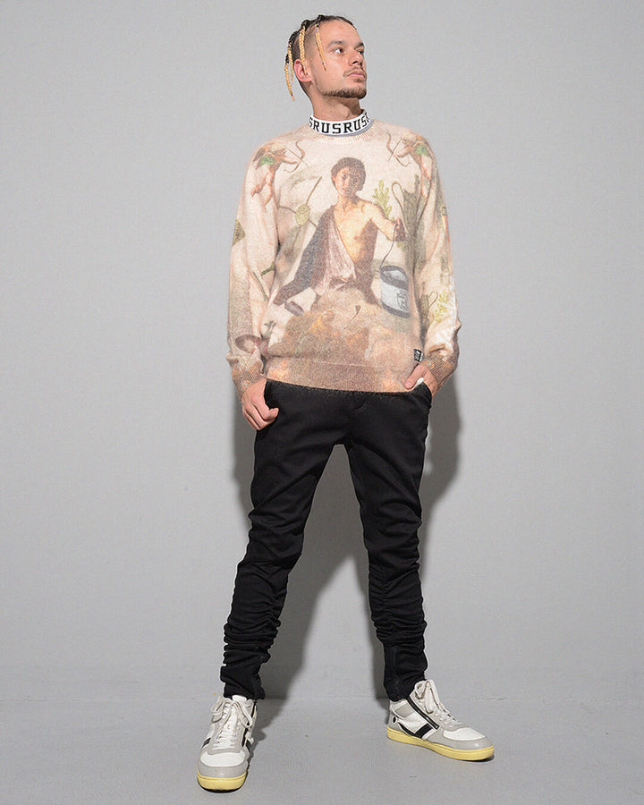 GRAPHIC KNIT SWEATER – Russeluno Globel Official