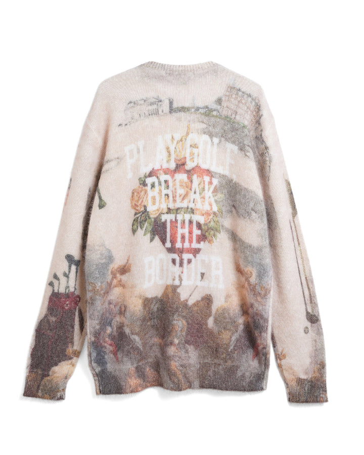 GRAPHIC KNIT SWEATER – Russeluno Globel Official