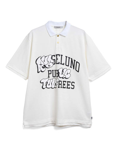SLOWUP LOGO LOOSE FIT POLO