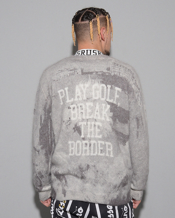 Russeluno GRAPHIC KNIT SWEATER アンゴラニット GRAPHIC KNIT SWEATER – Russeluno Globel Official