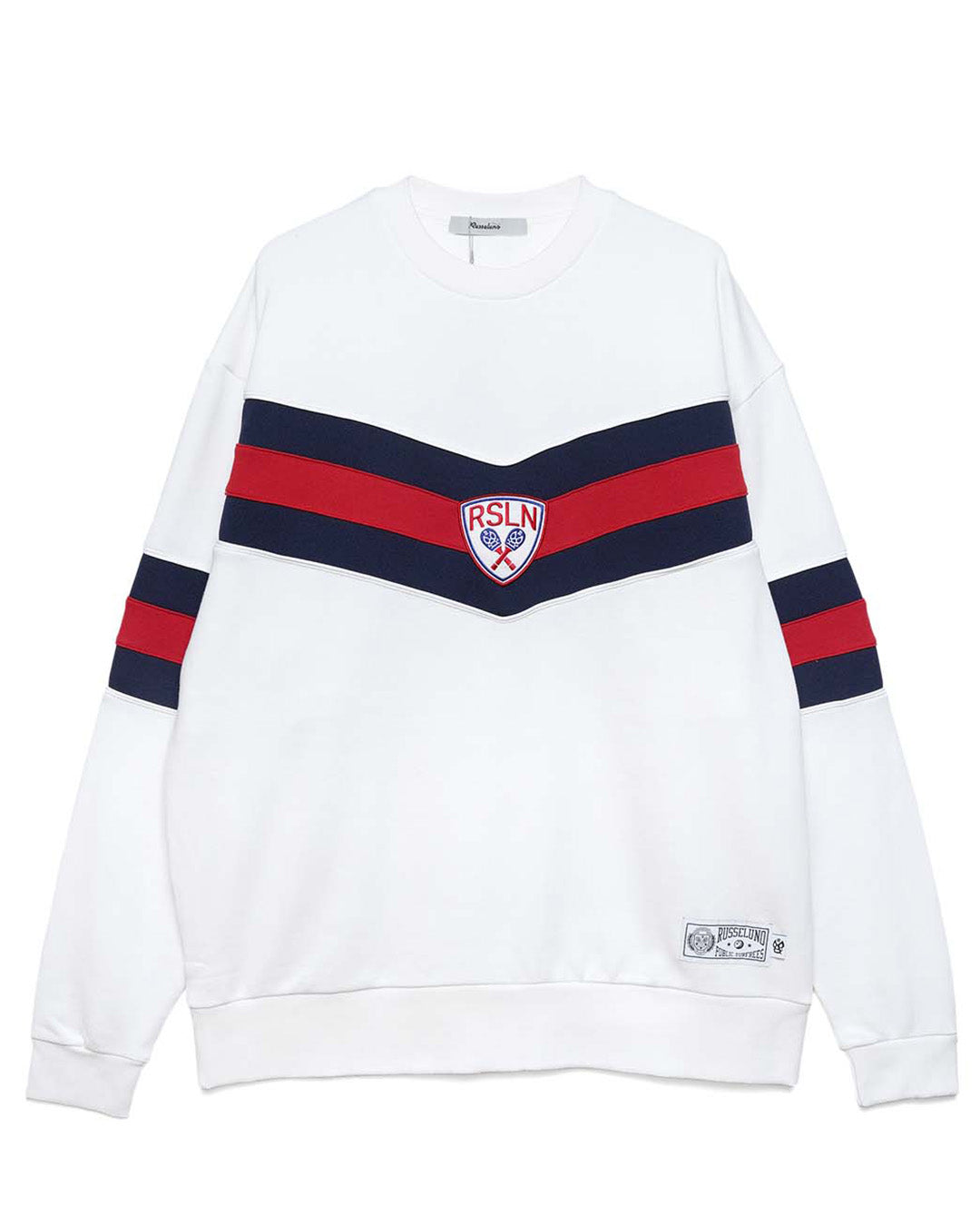 Russeluno LINE BIG CREWNECK ホワイト LINE BIG CREWNECK – Russeluno Globel Official