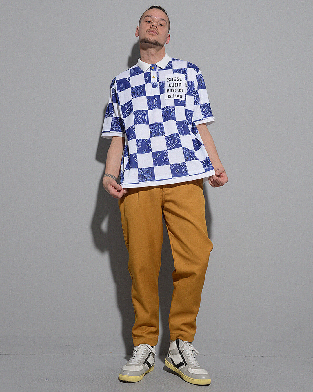 POCKET LOOSE FIT POLO (PATTERN)