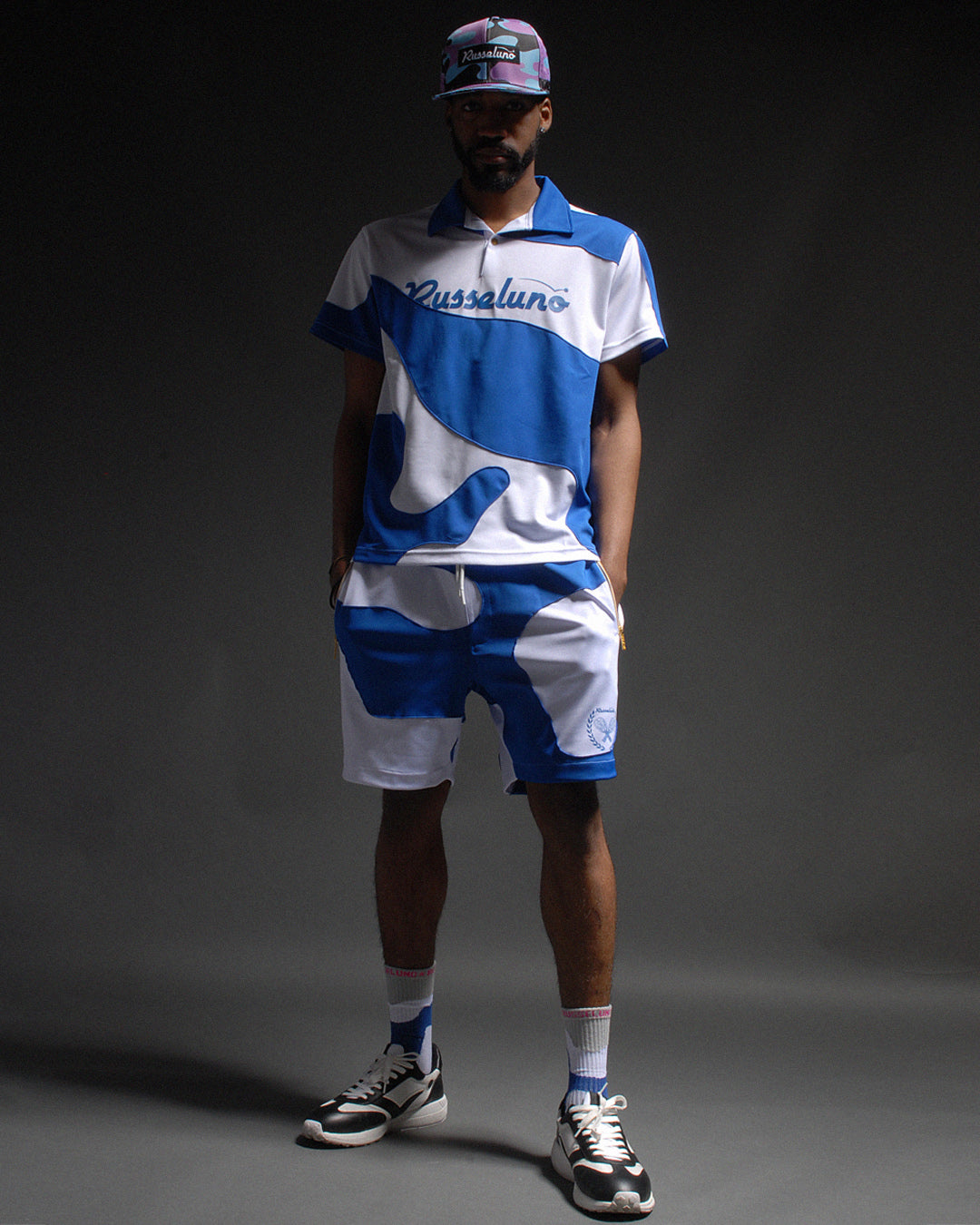 ラッセルノ Russeluno PATCH WORK CAMO POLO PATCH WORK CAMO POLO – Russeluno Globel Official