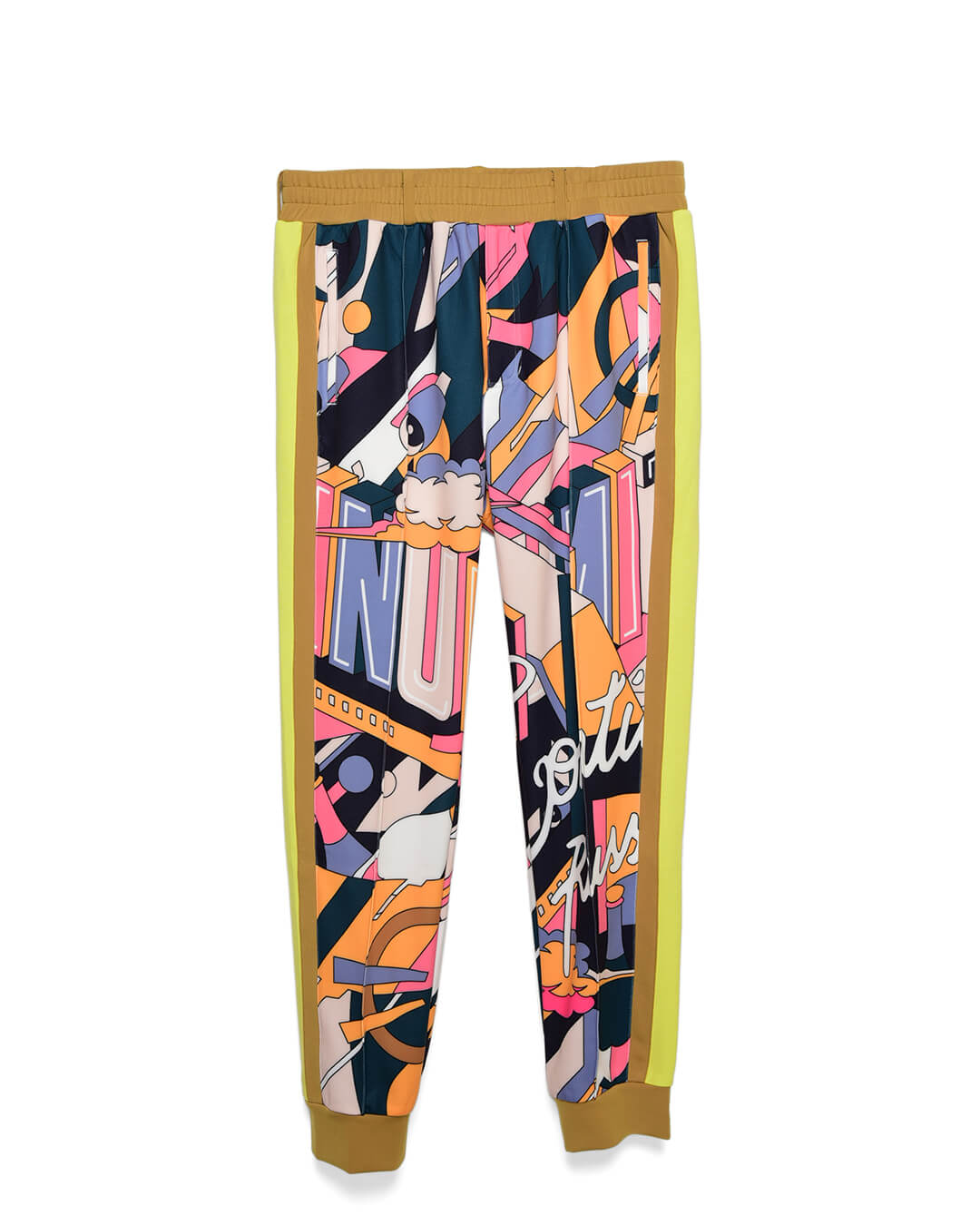 ABSTRACT PATTERN TRACK PANTS