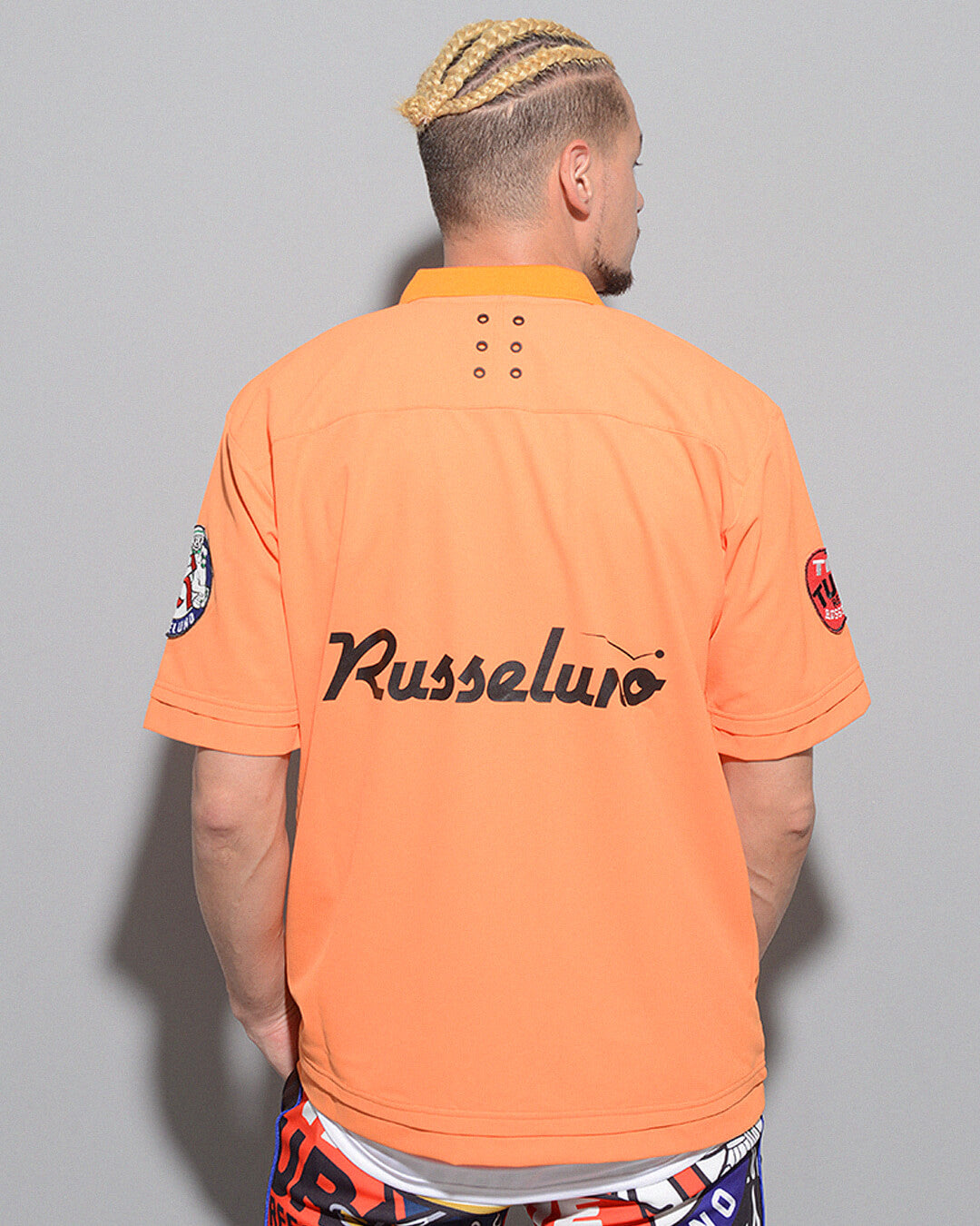 RUSSELUNO ポロ　同色ロゴデザイン　サイズ5 RUSSELUNO ポロ 同色ロゴデザイン サイズ5 ラッセルノポロ カレッジ