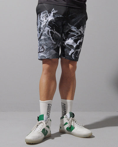 LOGO PATCH SHORTS (AFTERLIFE)