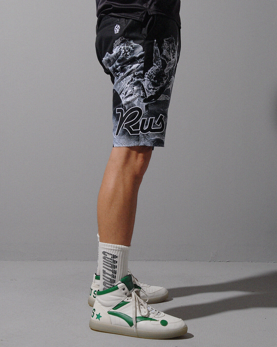 LOGO PATCH SHORTS (AFTERLIFE)