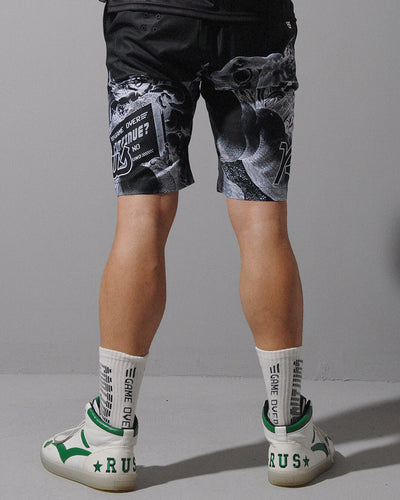 LOGO PATCH SHORTS (AFTERLIFE)