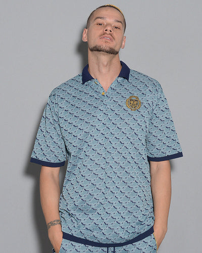 MONOGRAM LOOSE FIT POLO