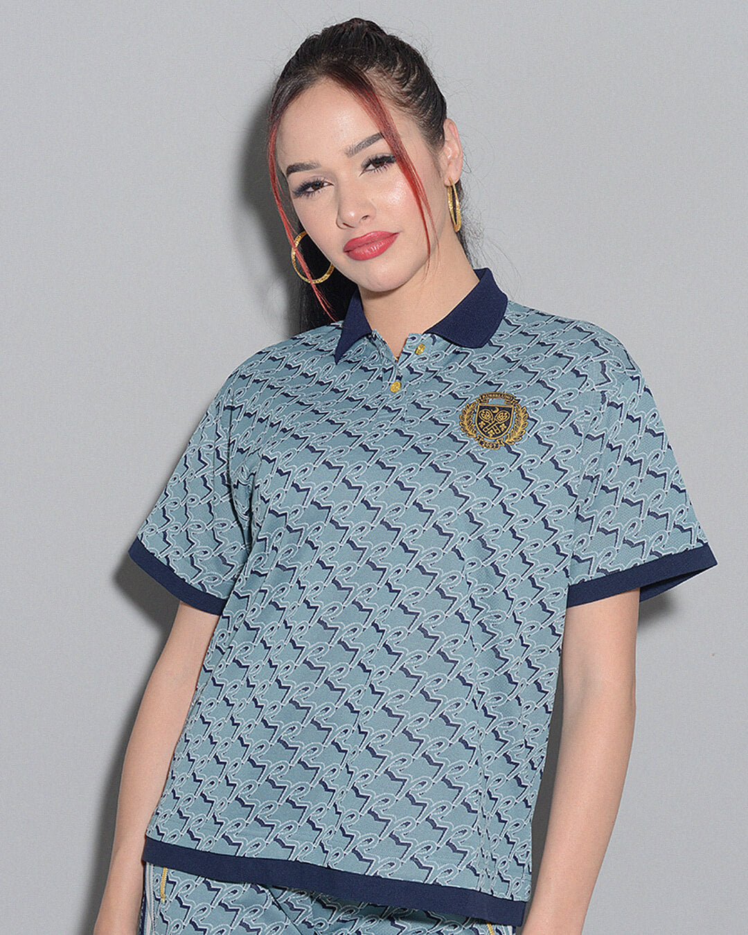 MONOGRAM LOOSE FIT POLO – Russeluno Globel Official