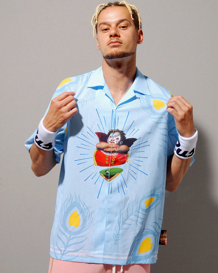 Russeluno ラッセルノ　Heart shirt 開襟　ゴルフシャツ　4 HEART SHIRTS – Russeluno Globel Official
