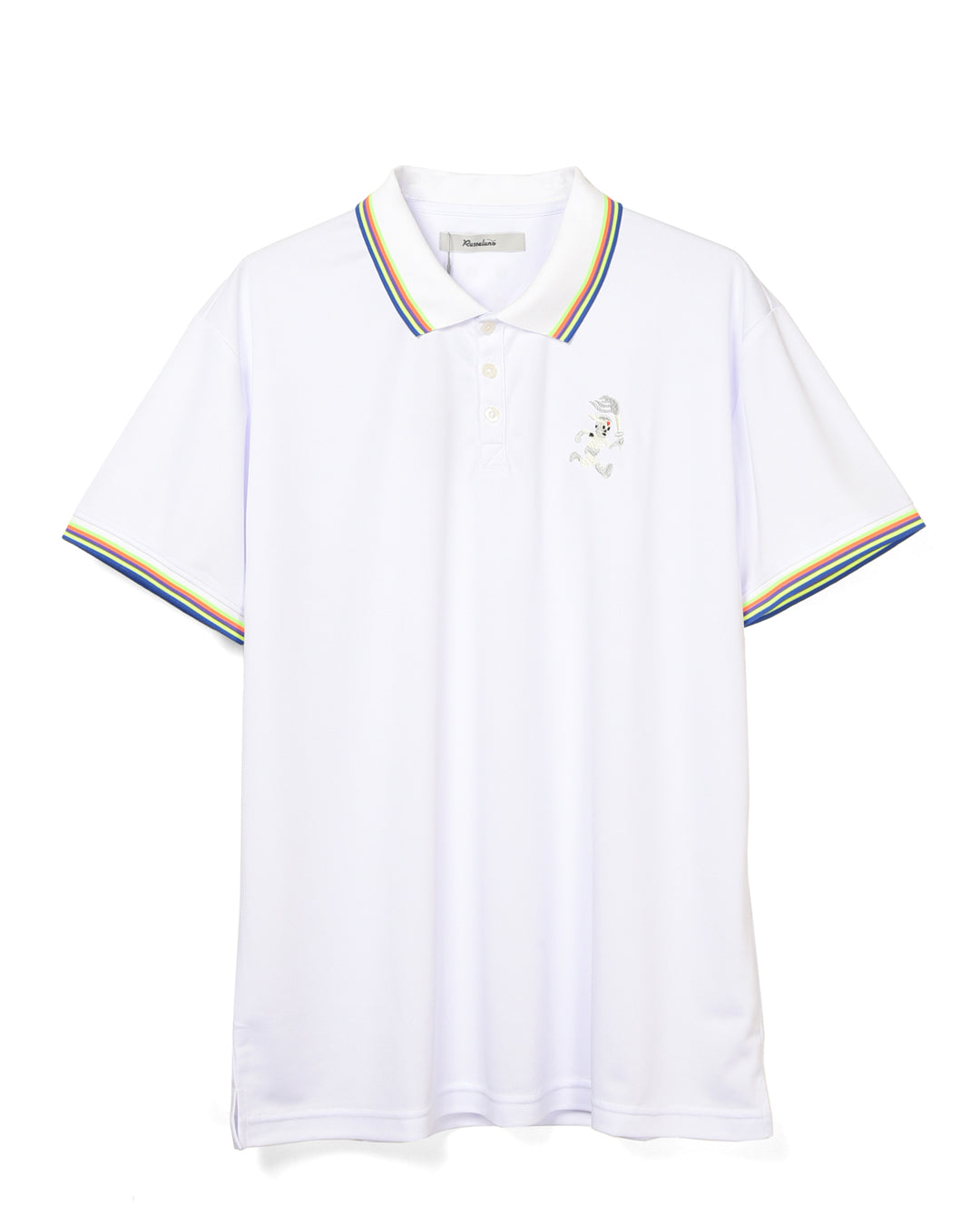 Russeluno 星襟 定番ロゴ ポロシャツ Russeluno 星襟 定番ロゴ ポロシャツ Russeluno（ラッセルノ