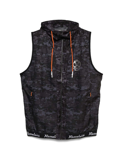 Zip Up Hood Vest (Camo)