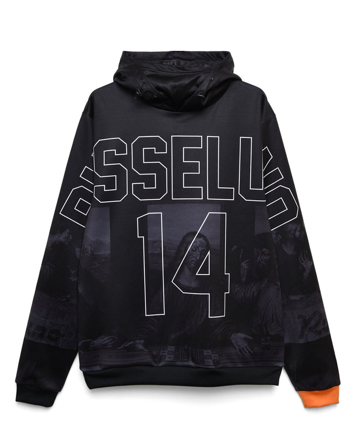 新品 Russeluno Mask Hoodie 8ボールパーカー (5)Ⓗ