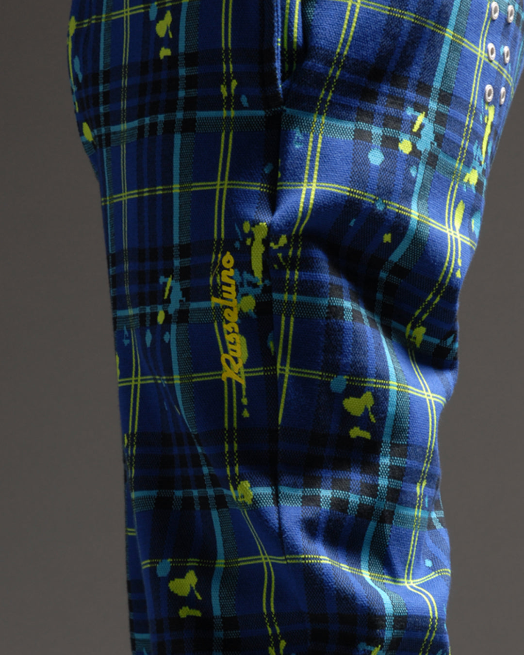 NEON CHECK PANTS – Russeluno Globel Official