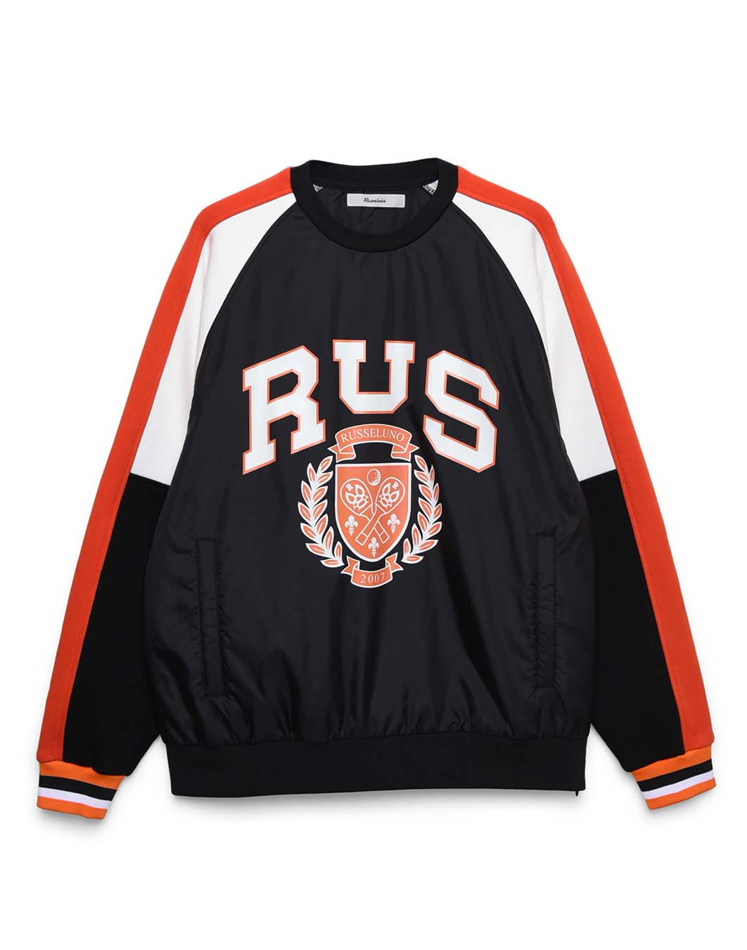 Russeluno レディース パディングクルーネック ブリーフィング